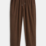 Ensemble Améline — chemise patchwork en velours côtelé & pantalon en velours côtelé à jambe droite
