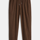 Ensemble Améline — chemise patchwork en velours côtelé & pantalon en velours côtelé à jambe droite