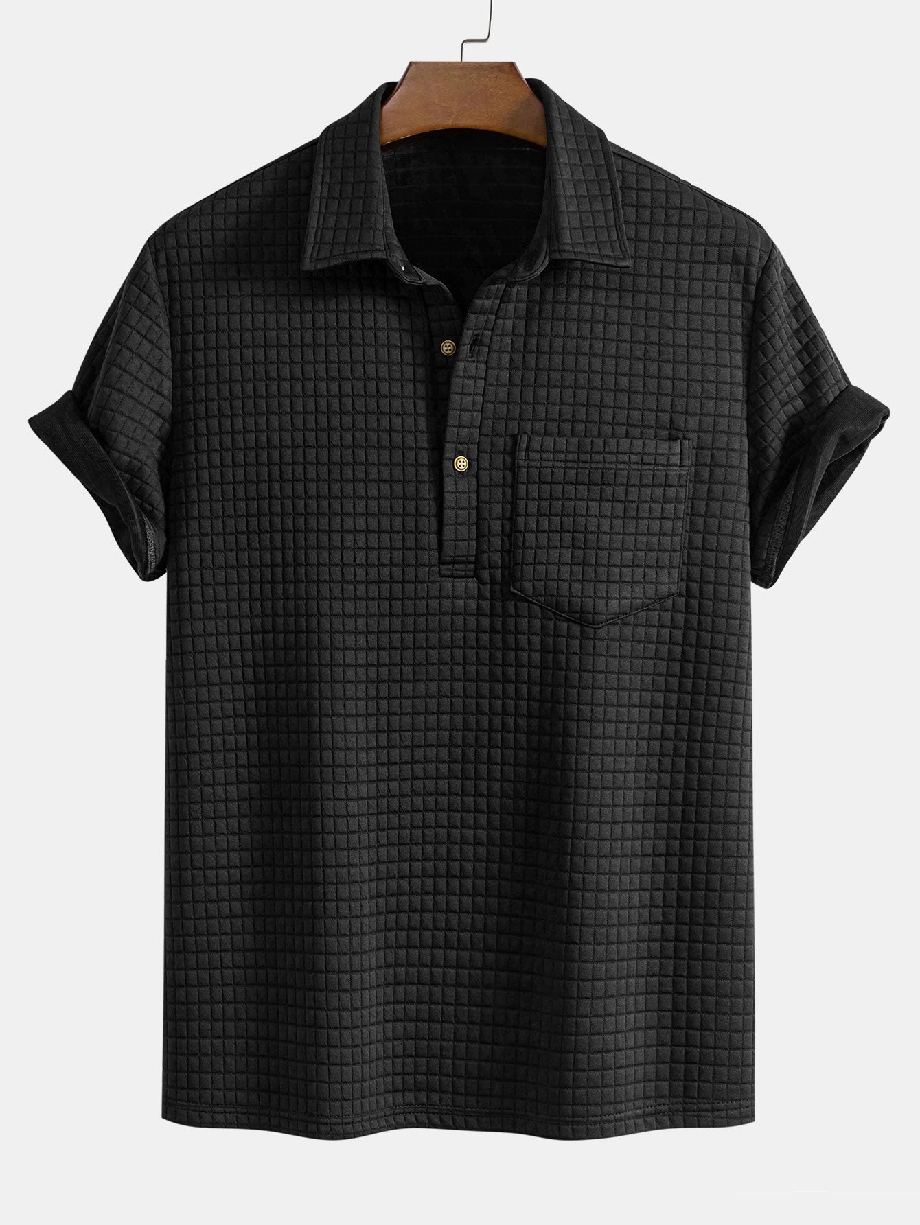 Ensemble — polo gaufré à poches & short