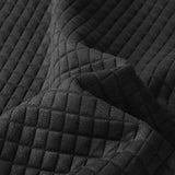 Ensemble — sweat gaufré 2 en 1 à col rond & pantalon de jogging gaufré à cordon