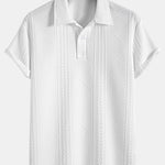 Ensemble — polo jacquard géométrique & short