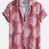 Ensemble Améline — chemise à imprimé feuilles & short de bain