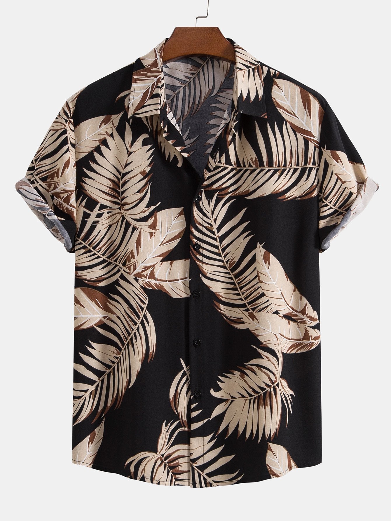 Ensemble Sidonie — chemise à imprimé tropical & short de bain