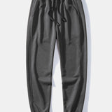 Ensemble — sweat basique à col rond coupe décontractée & pantalon de jogging
