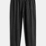 Ensemble Améline — chemise en velours côtelé à col cubain et manches longues & pantalon en velours côtelé