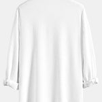 Ensemble Capucine — chemise côtelée à col officier et manches longues coupe ajustée & pantalon côtelé