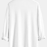 Ensemble Capucine — chemise côtelée à col officier et manches longues coupe ajustée & pantalon côtelé