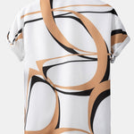Ensemble Sidonie — chemise à imprimé abstrait & short de bain
