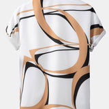 Ensemble Sidonie — chemise à imprimé abstrait & short de bain