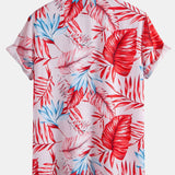 Ensemble Capucine — chemise à imprimé tropical & short de bain