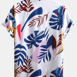 Ensemble — chemise à imprimé feuilles colorées & short de bain