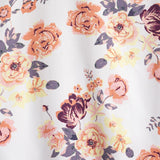 Ensemble Améline — chemise patchwork à imprimé floral & short de bain