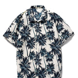 Ensemble Améline — chemise à imprimé palmiers & short de bain