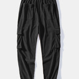 Ensemble — chemise en velours côtelé à col cubain & pantalon cargo de jogging en velours côtelé à cordon