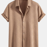 Ensemble — chemise texturée jacquard & short