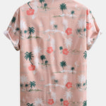 Ensemble Améline — chemise à imprimé plantes tropicales & short de bain