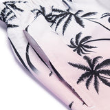 Ensemble — chemise en lin et coton à imprimé palmiers & short de bain