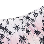 Ensemble — chemise en lin et coton à imprimé palmiers & short de bain