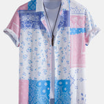 Ensemble — chemise à imprimé floral paisley & short de bain