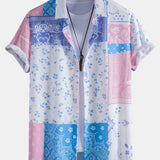 Ensemble — chemise à imprimé floral paisley & short de bain