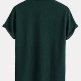 Ensemble — polo côtelé demi-zip coupe ajustée & short
