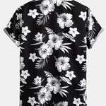 Ensemble Sidonie — chemise à imprimé floral tropical & short de bain