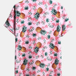 Ensemble — chemise à imprimé ananas et palmiers & short de bain