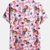 Ensemble — chemise à imprimé ananas et palmiers & short de bain
