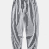 Ensemble — sweat basique à col rond coupe décontractée & pantalon de jogging