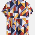 Ensemble Améline — chemise à imprimé géométrique & short de bain