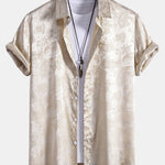Ensemble — chemise en satin à imprimé paisley & short