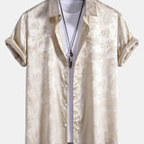 Ensemble — chemise en satin à imprimé paisley & short
