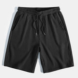 Ensemble — chemise gaufrée à col officier & short gaufré à cordon