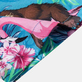 Ensemble — chemise à imprimé plantes tropicales et orang-outan & short de bain