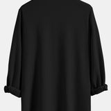 Ensemble Capucine — chemise côtelée à col officier et manches longues coupe ajustée & pantalon côtelé