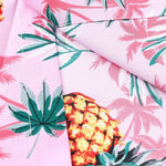 Ensemble — chemise à imprimé ananas et palmiers & short de bain