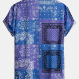 Ensemble — chemise à imprimé bandana paisley & short de bain