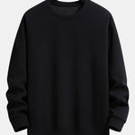 Ensemble — sweat basique à col rond coupe décontractée & pantalon de jogging
