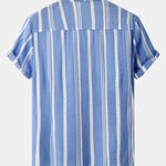 Ensemble Clotilde — chemise à imprimé rayé & short de bain