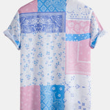 Ensemble — chemise à imprimé floral paisley & short de bain