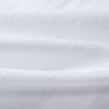 Ensemble — chemise en lin et coton à col officier & pantalon en lin et coton