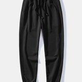 Ensemble — sweat basique à col rond coupe décontractée & pantalon de jogging