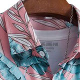 Ensemble — chemise en viscose à imprimé tropical & short de bain court