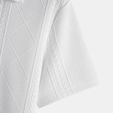 Ensemble — polo jacquard géométrique & short