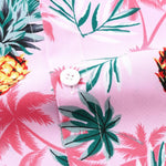 Ensemble — chemise à imprimé ananas et palmiers & short de bain