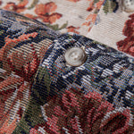 Ensemble — chemise cubaine jacquard floral & short