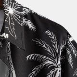 Ensemble Bérénice — chemise à imprimé palmiers & short de bain