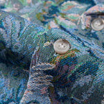 Ensemble — chemise cubaine jacquard à fleurs peintes & short
