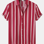 Ensemble Clotilde — chemise à imprimé rayé & short de bain