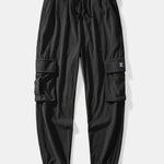 Ensemble — chemise en velours côtelé à col cubain & pantalon cargo de jogging en velours côtelé à cordon
